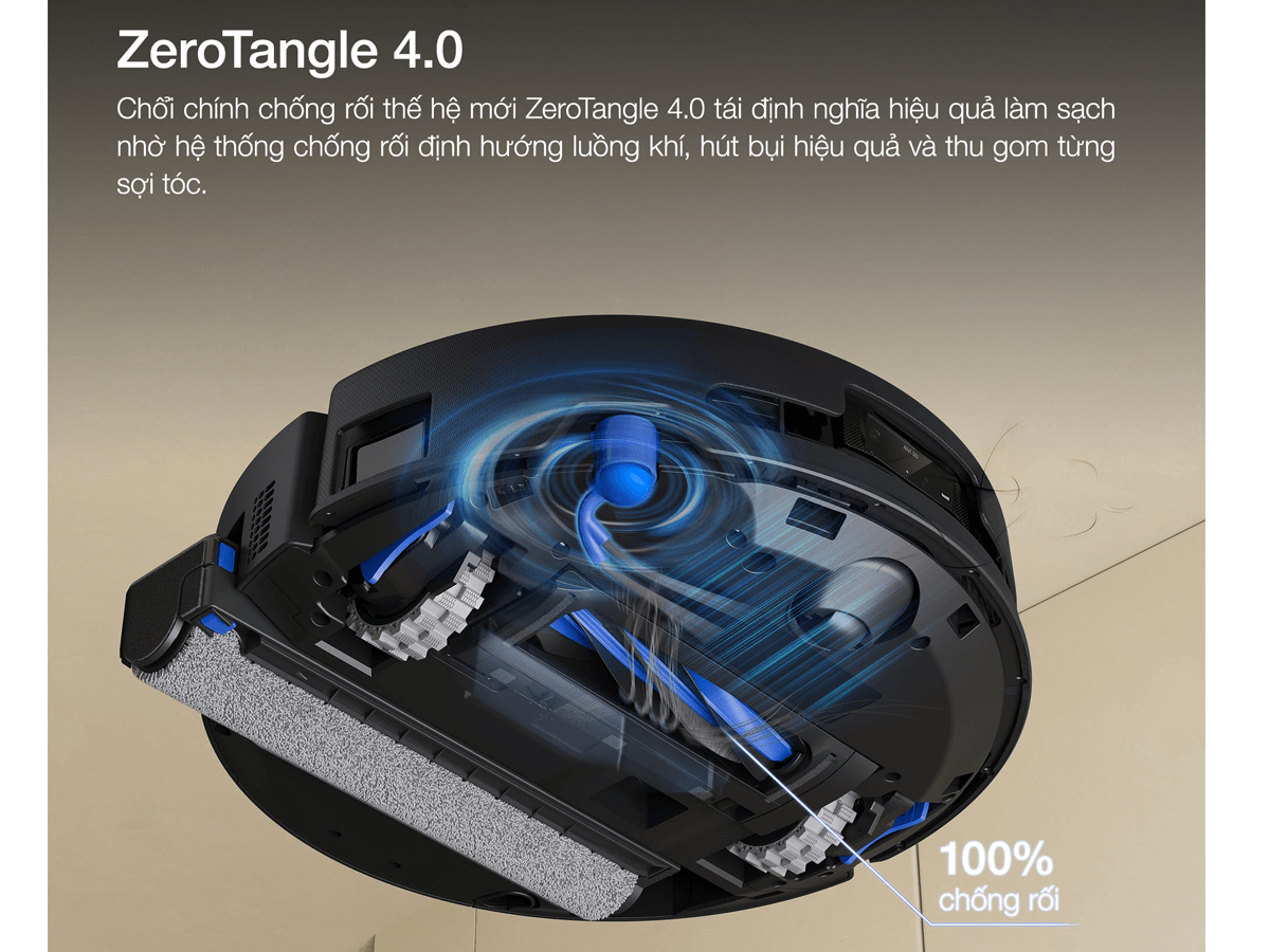 Robot Hút Bụi Thông Minh Ecovacs T90 PRO OMNI Màu Đen 13