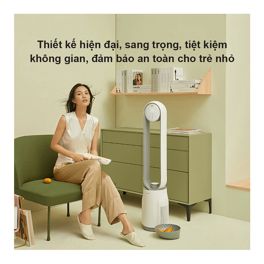 Quạt Không Cánh Kết Hợp Lọc Không Khí Keheal A4 2