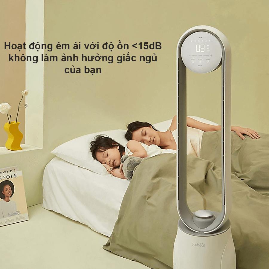 Quạt Không Cánh Kết Hợp Lọc Không Khí Keheal A4 9