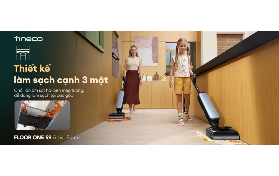Máy Lau Sàn Hút Bụi Tineco Floor One S9 Artist Prime 14