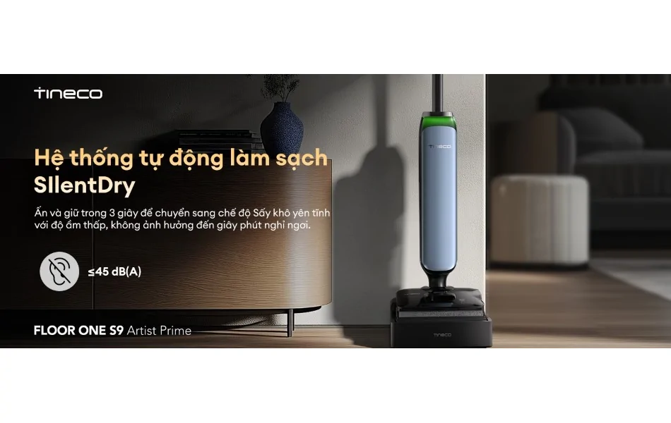 Máy Lau Sàn Hút Bụi Tineco Floor One S9 Artist Prime 20