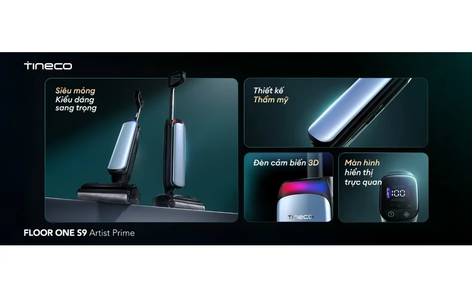 Máy Lau Sàn Hút Bụi Tineco Floor One S9 Artist Prime 6