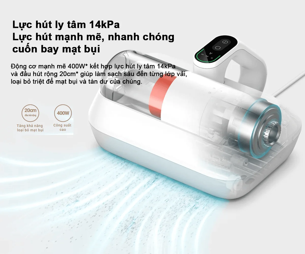Máy Hút Bụi Giường Nệm Xiaomi Dust Mite Vacuum Cleaner Pro EU (BHR8943EU) 14
