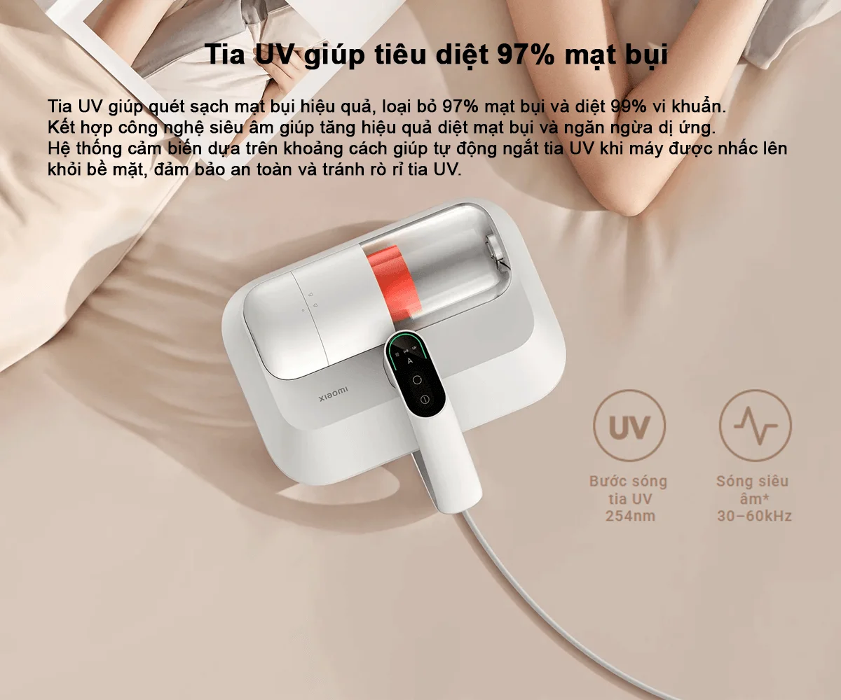 Máy Hút Bụi Giường Nệm Xiaomi Dust Mite Vacuum Cleaner Pro EU (BHR8943EU) 15