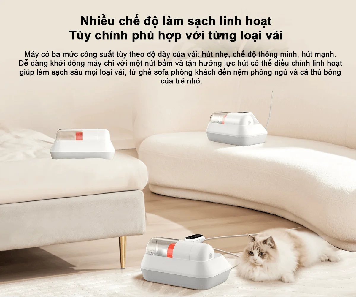 Máy Hút Bụi Giường Nệm Xiaomi Dust Mite Vacuum Cleaner Pro EU (BHR8943EU) 18