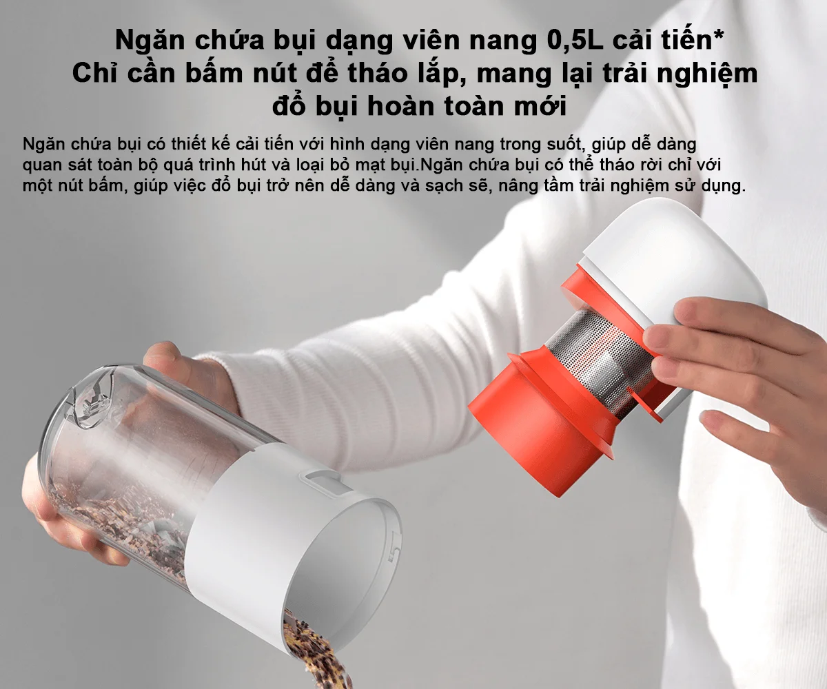Máy Hút Bụi Giường Nệm Xiaomi Dust Mite Vacuum Cleaner Pro EU (BHR8943EU) 19