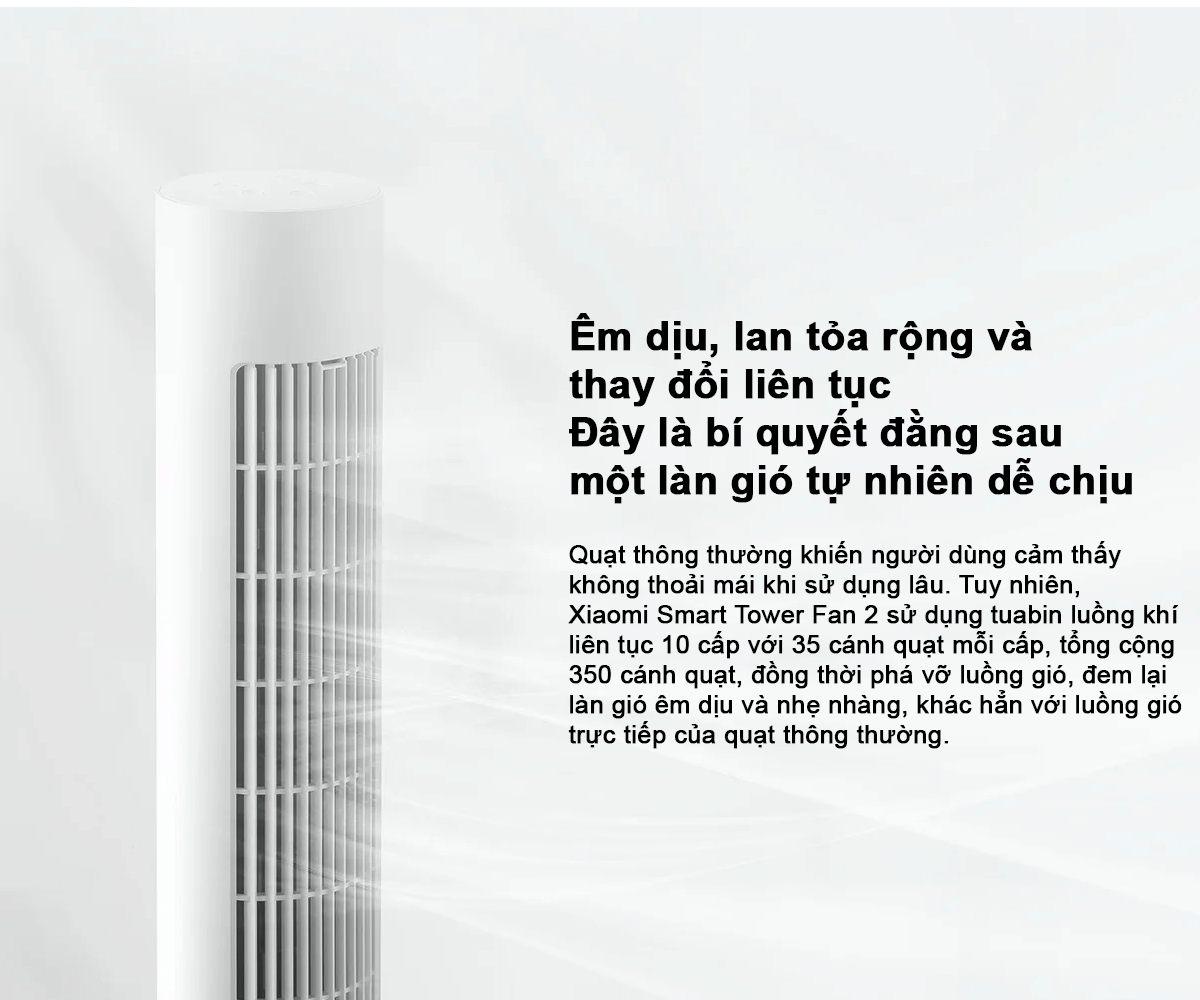 Quạt Xiaomi Smart Tower Fan 2 EU (BHR8846EU) 2