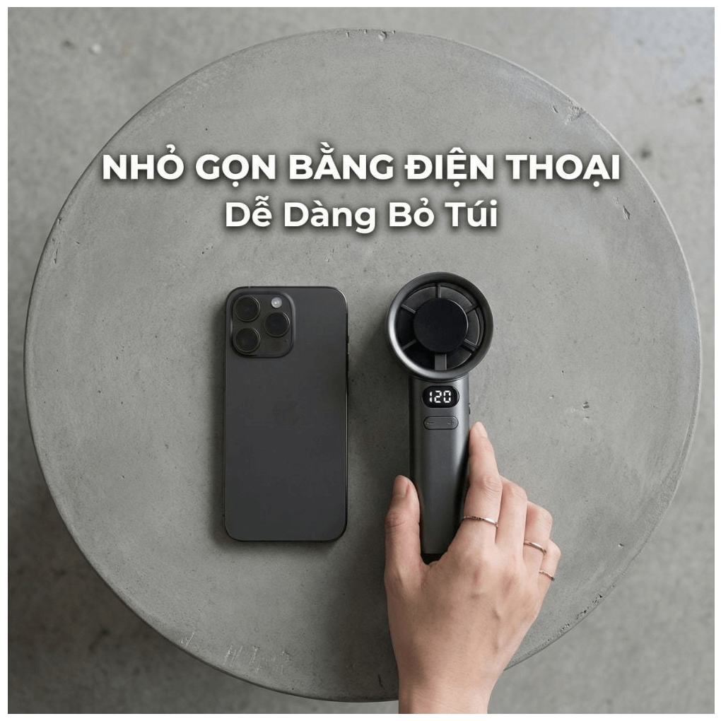 Quạt Cầm Tay Mini Kachi MK442 6