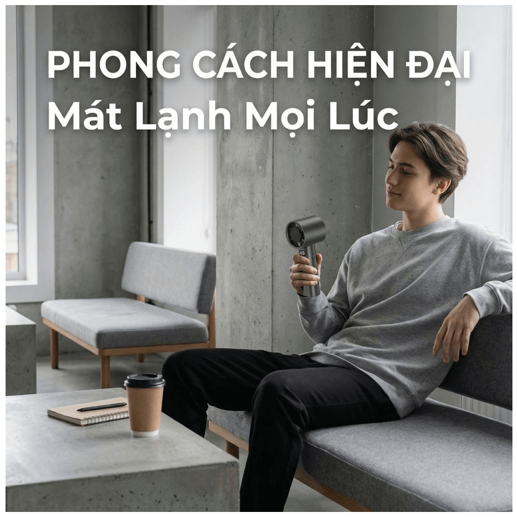 Quạt Cầm Tay Mini Kachi MK442 8