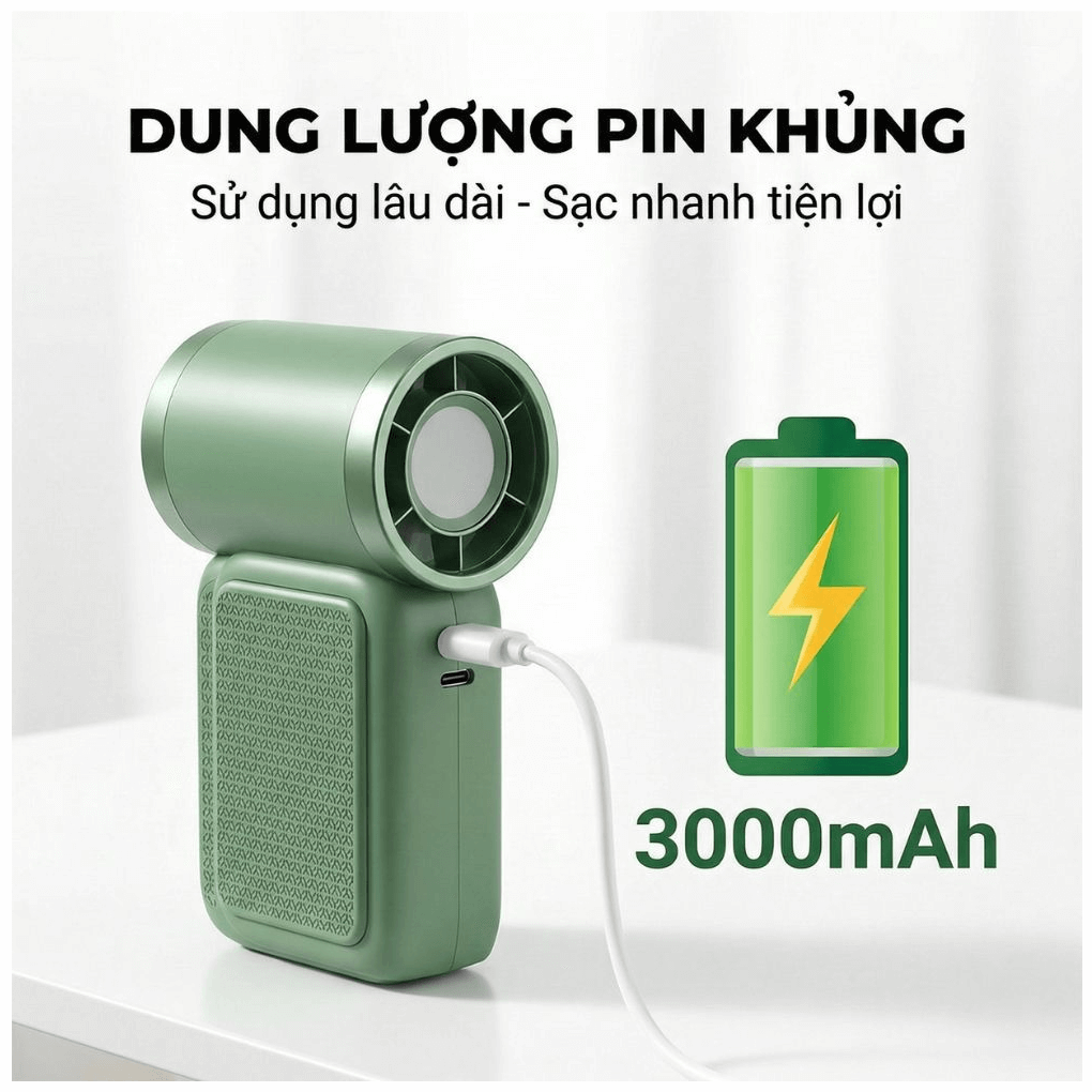 Quạt Cầm Tay Mini Kachi MK441 5