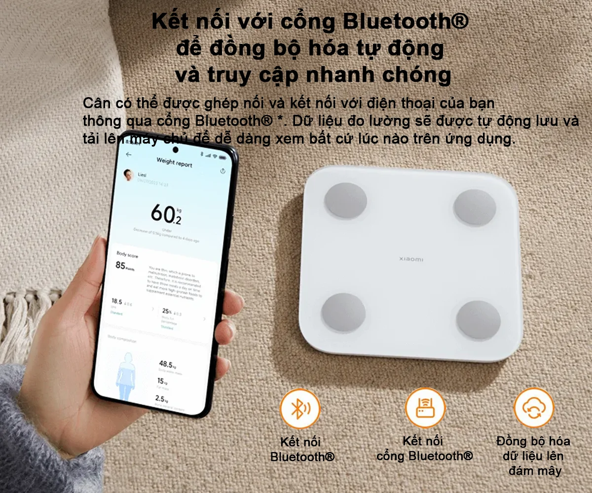 Cân Sức Khỏe Xiaomi Body Composition Scale S400 (BHR7793GL) 7