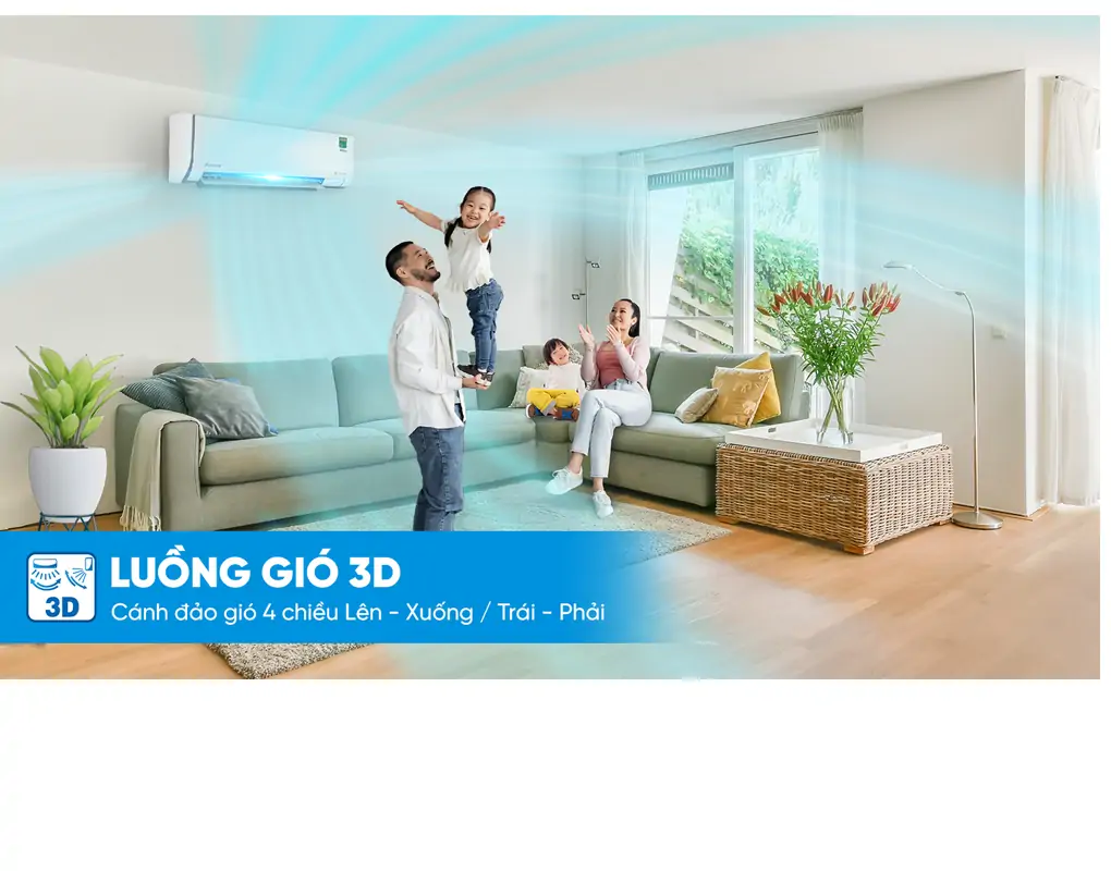 Máy Lạnh Daikin Inverter 1.5 Hp FTKM35AVMV 10