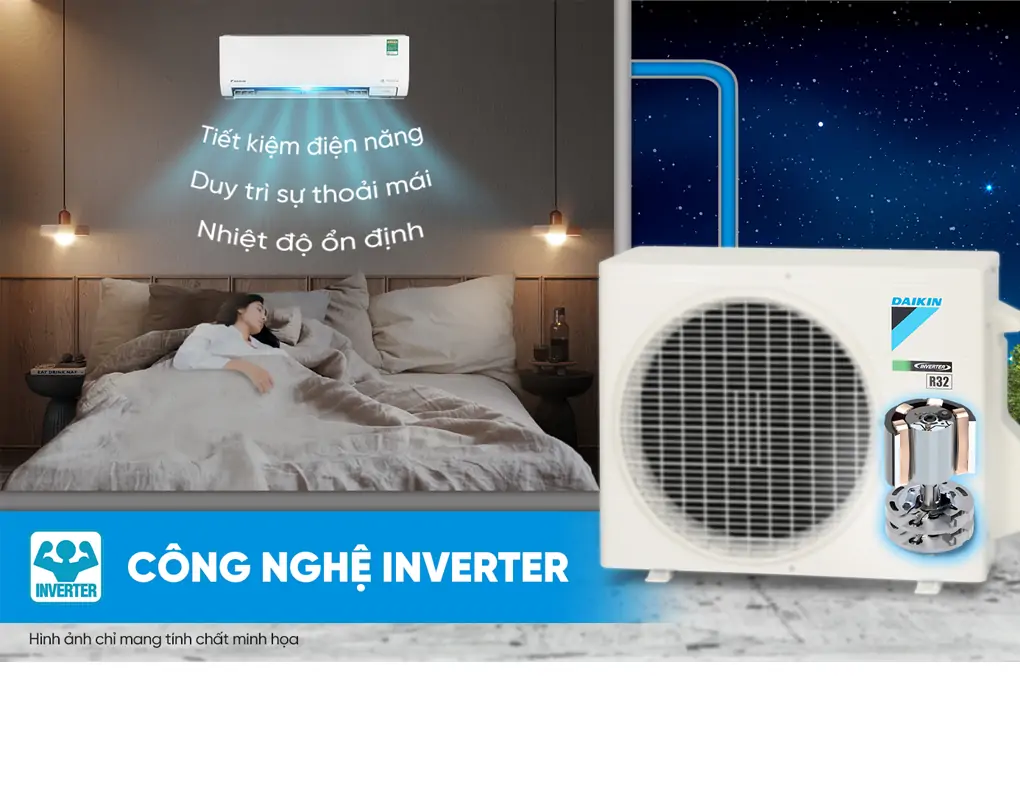 Máy Lạnh Daikin Inverter 1.5 Hp FTKM35AVMV 6