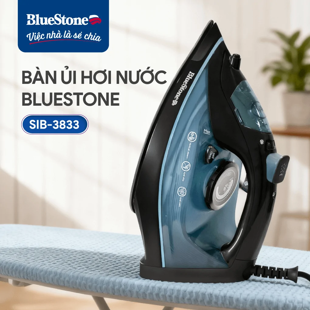 Bàn Ủi Hơi Nước Bluestone SIB-3833 2400W 1