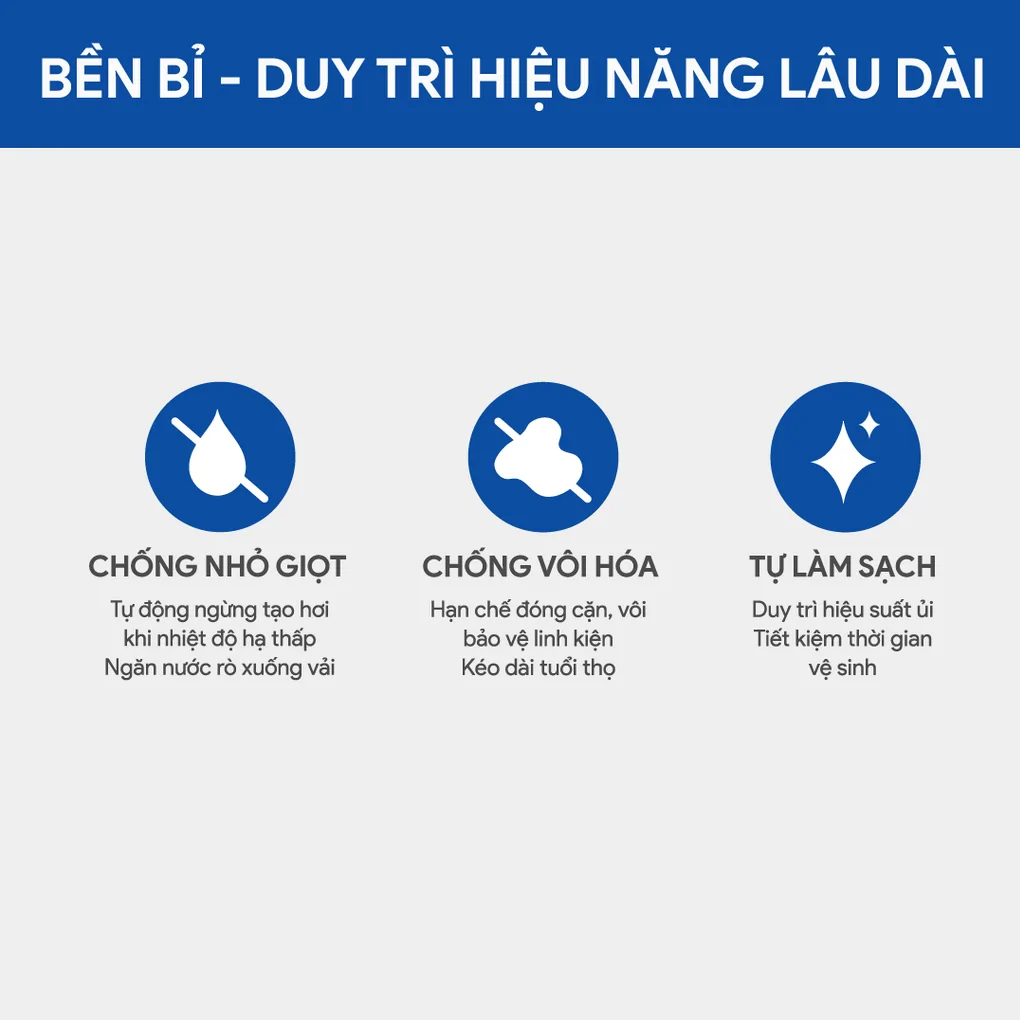 Bàn Ủi Hơi Nước Bluestone SIB-3833 2400W 8