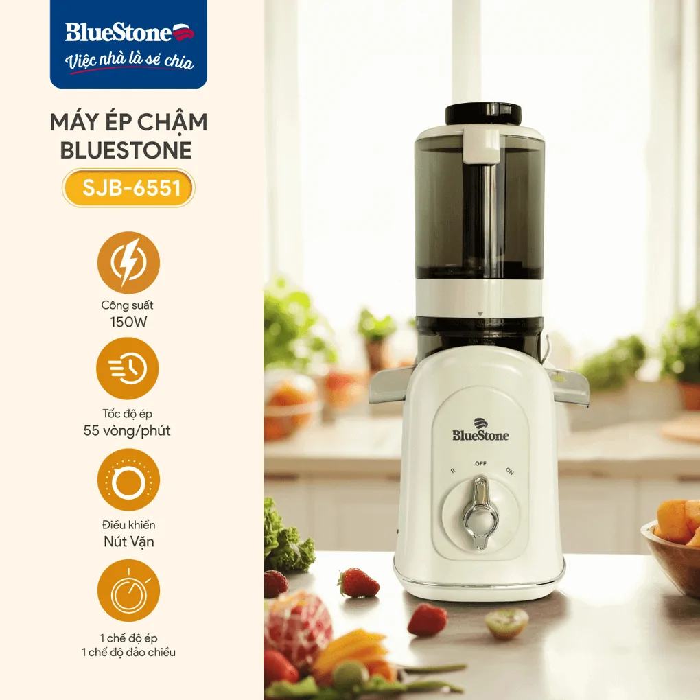 Máy Ép Chậm Bluestone SJB-6551 2