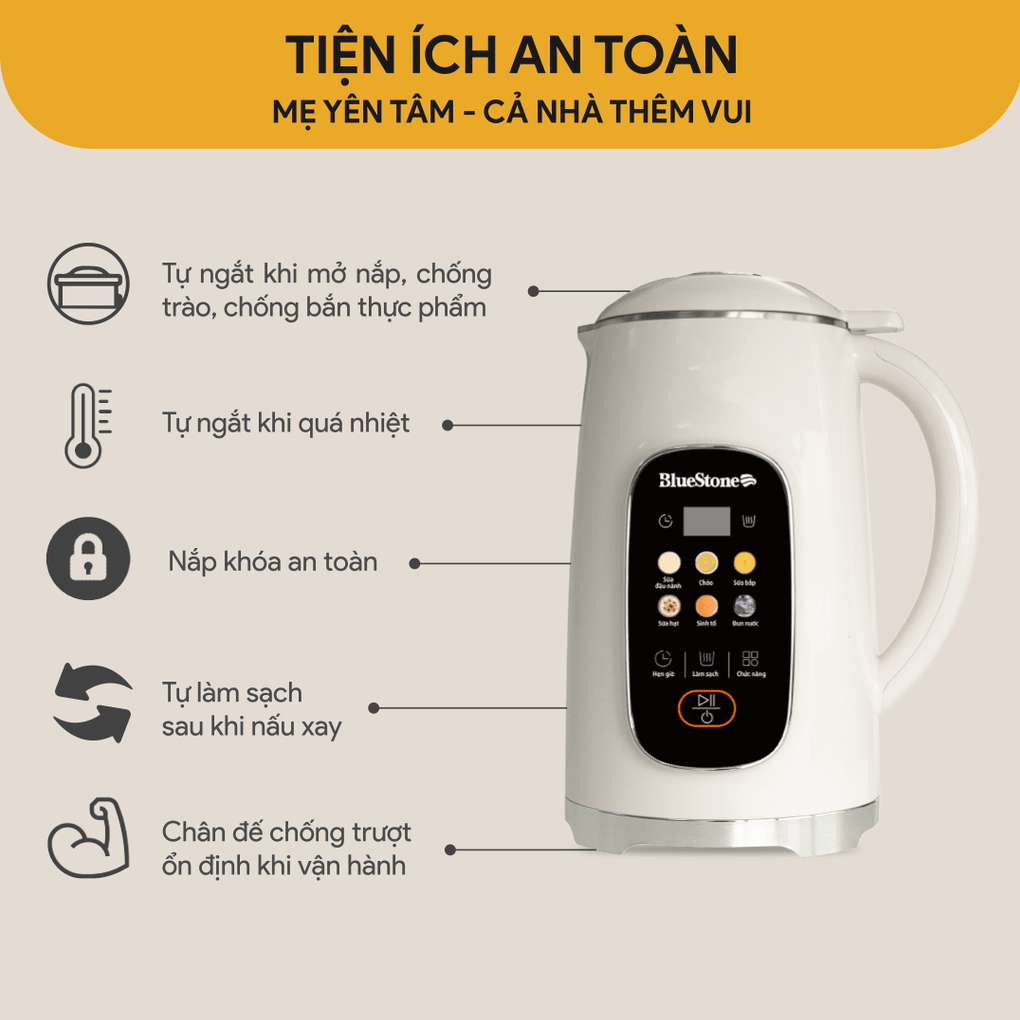 Máy Làm Sữa Hạt Đa Năng Bluestone SMB-7331 11