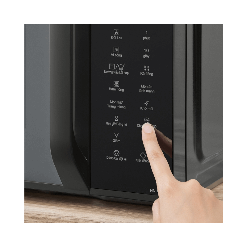 Lò Vi Sóng Nướng Đối Lưu Chiên Không Dầu Panasonic NN-CT56RBYUE 29 Lít 7
