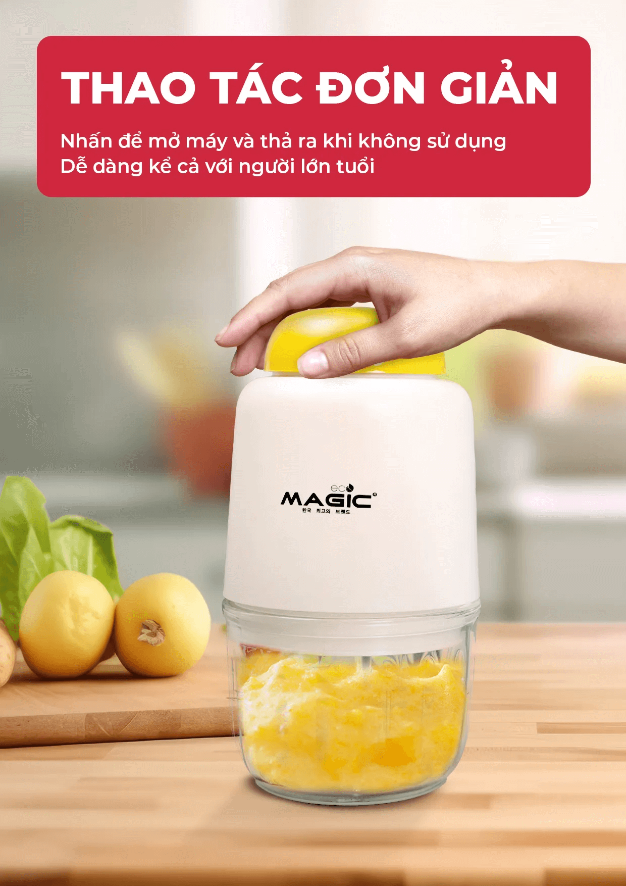 Máy Xay Thịt Magic Eco AC-13 200W 8