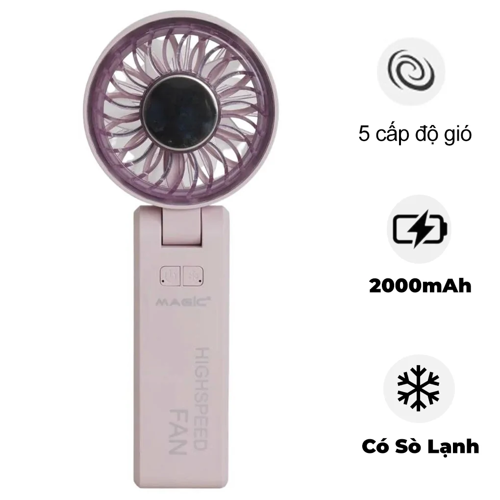 Quạt Cầm Tay Mini Sò Lạnh Magic A-014