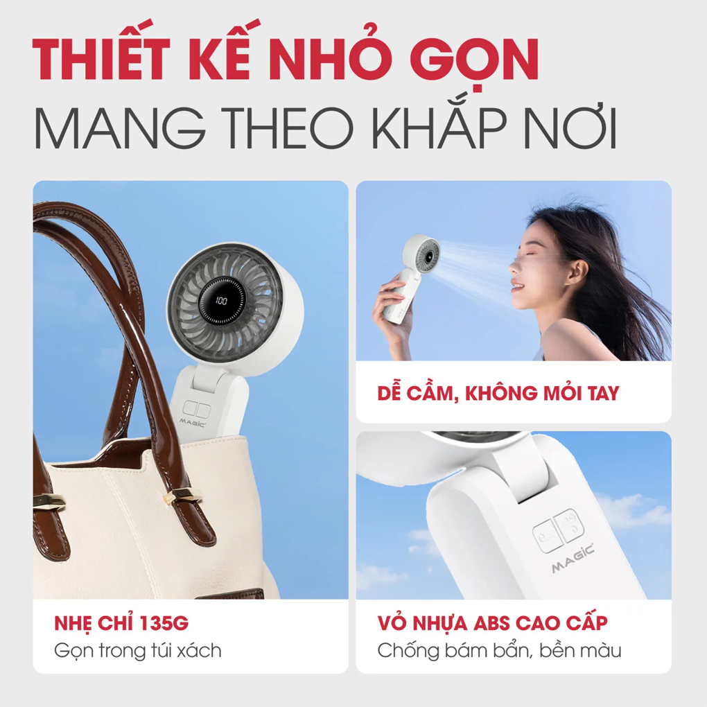Quạt Cầm Tay Mini Magic A-013 3