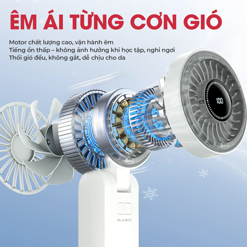 Quạt Cầm Tay Mini Magic A-013 6