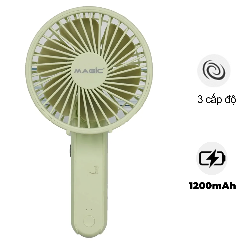 Quạt Cầm Tay Mini A-011 M&agrave;u Xanh L&aacute;