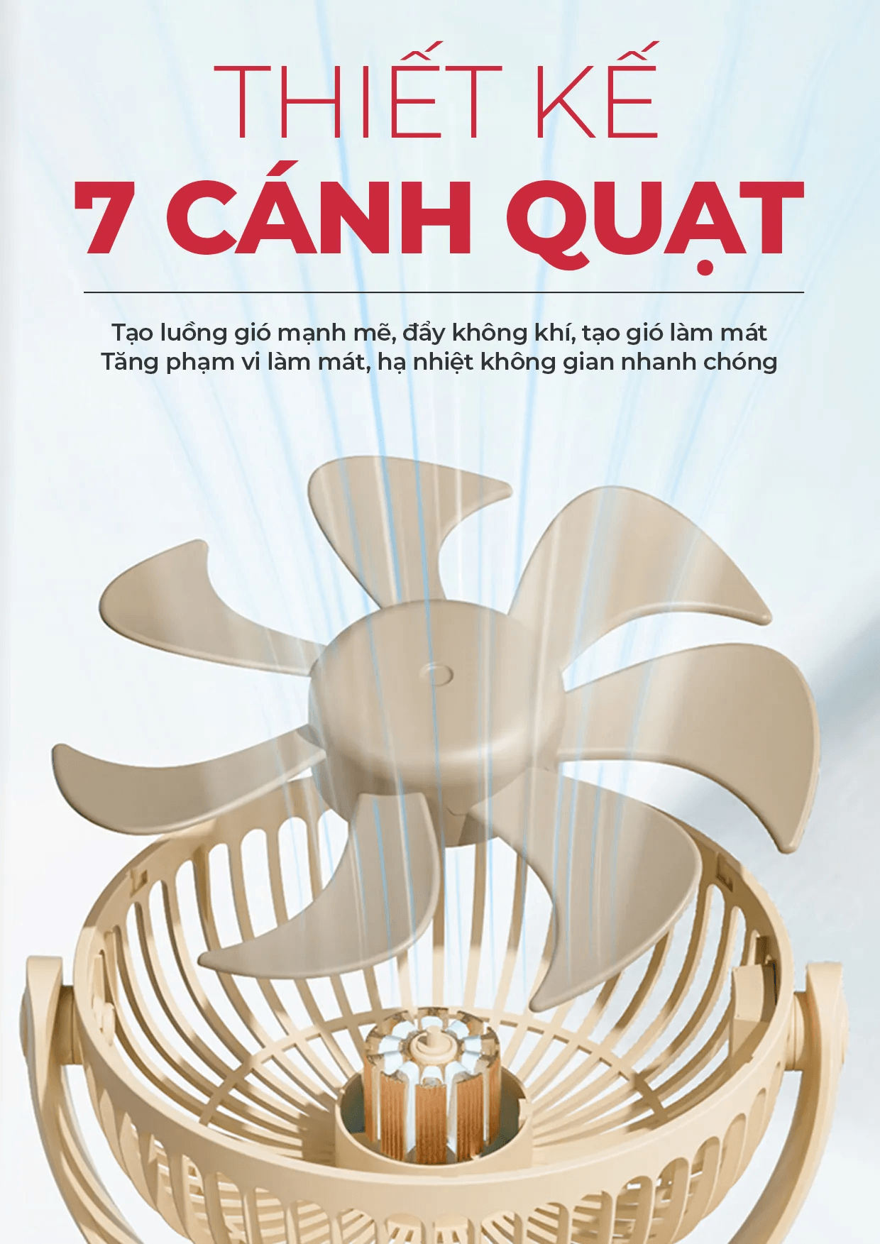 Quạt Sạc Mini Magic A-004 3