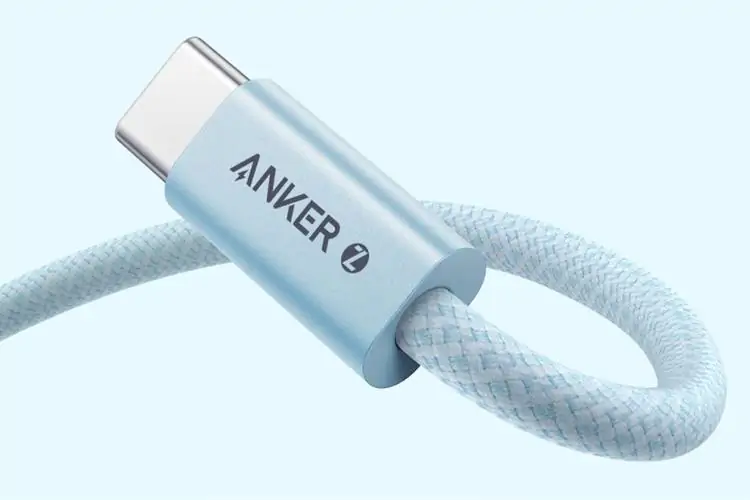 Cáp Sạc Anker Zolo Type-C 1m Nylon B2B_A8060 Xanh dương 0