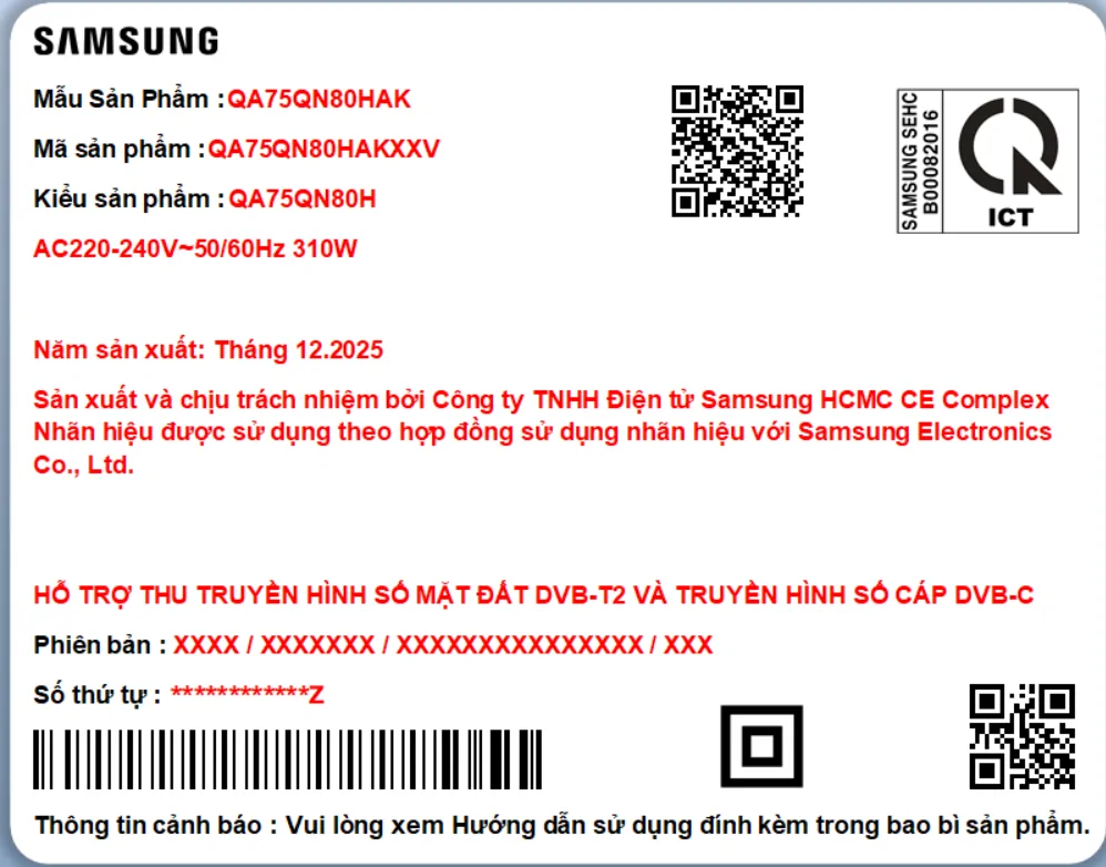 Smart Tivi Samsung Neo QLED 4K 75 Inch QA75QN80HA 4