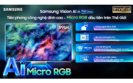 Smart Tivi Samsung Micro RBG 4K 75 Inch MRA75R95HX