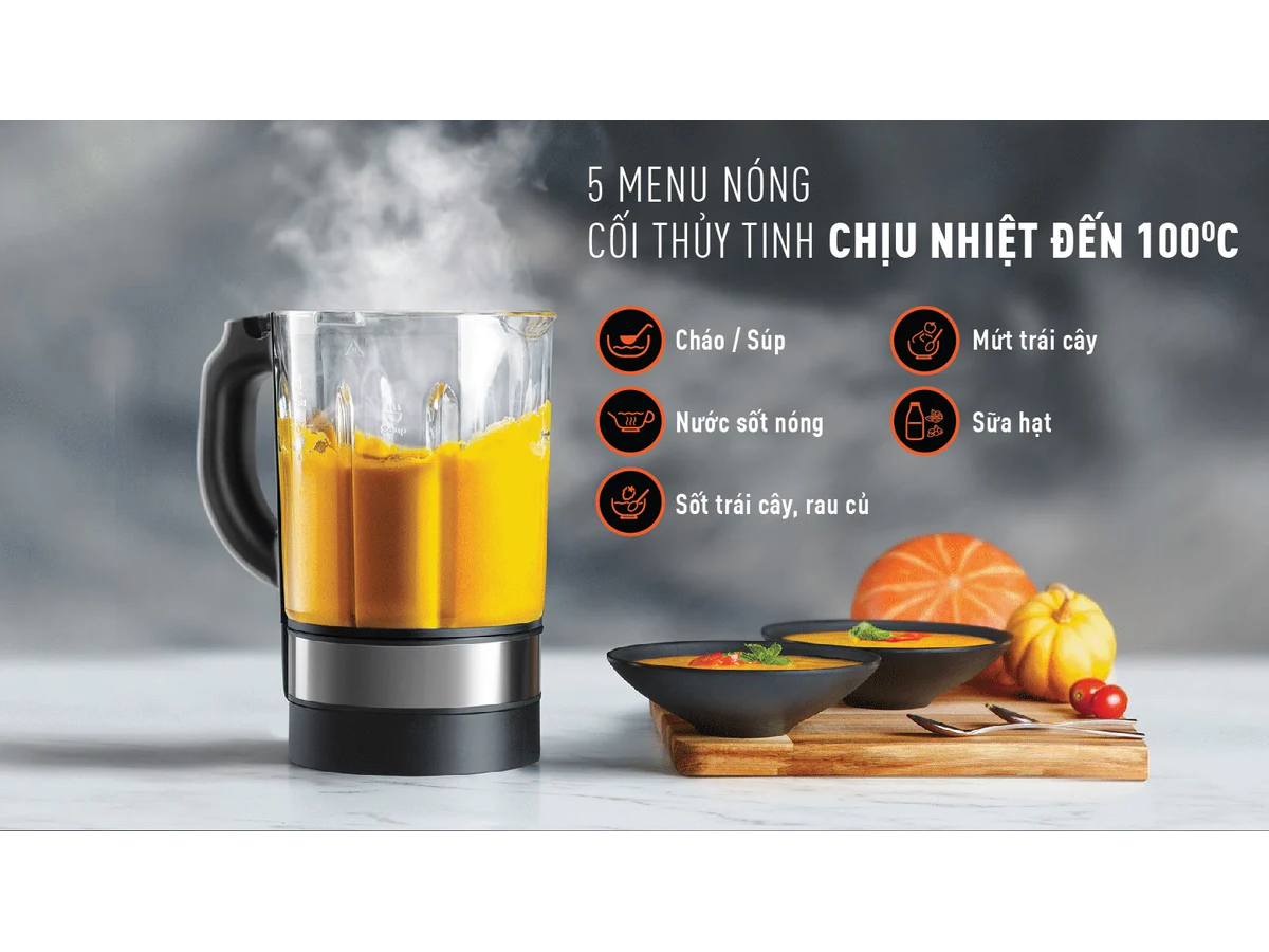 Máy Xay Sinh Tố Và Làm Sữa Hạt Đa Năng Tefal UBB BL985A31 - 1300W 6