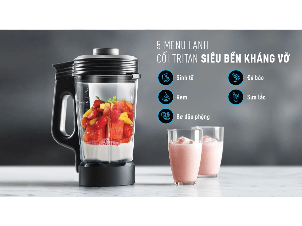 Máy Xay Sinh Tố Và Làm Sữa Hạt Đa Năng Tefal UBB BL985A31 - 1300W 7