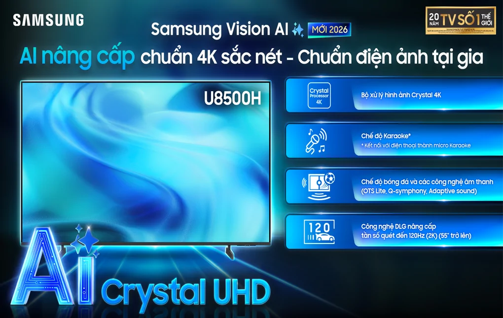 Smart Tivi Samsung 4K 50 Inch UA50U8500H