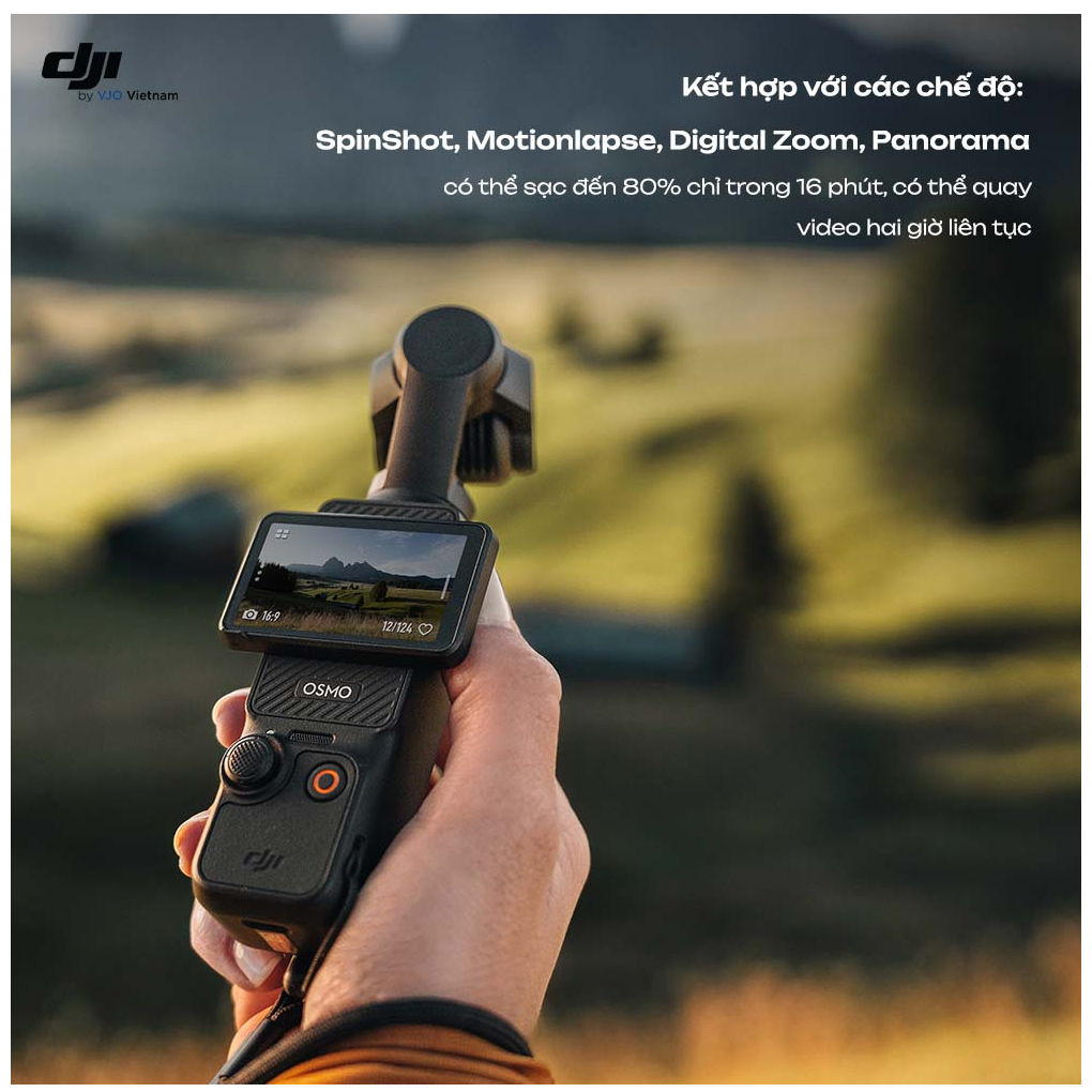 Camera Kỹ Thuật Số DJI Osmo Pocket 3 Creator Combo 10