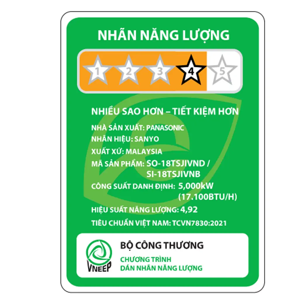 Máy Lạnh Sanyo Inverter 2 Hp SO/SI-18TSJIVNB 6