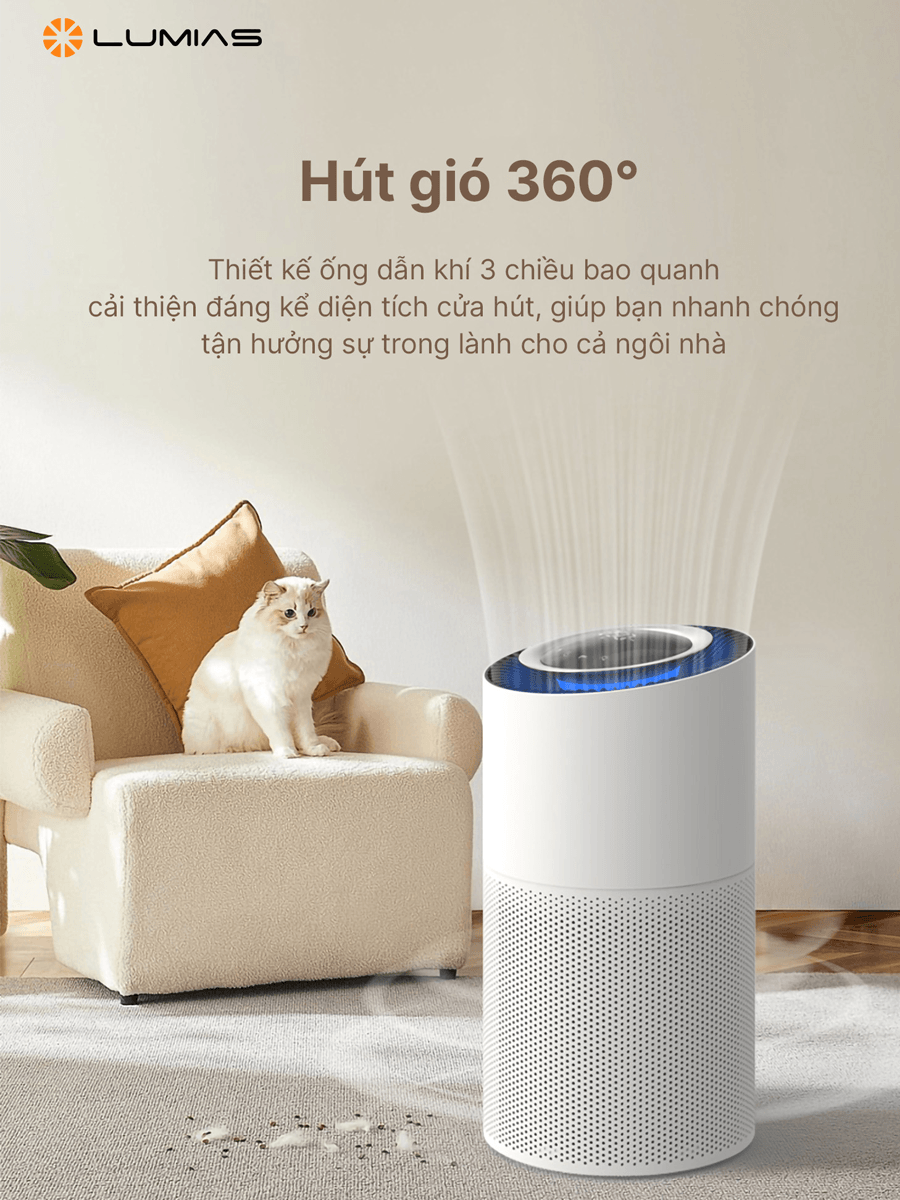 Máy Lọc Không Khí Lumias BULMA PRO 45W 3