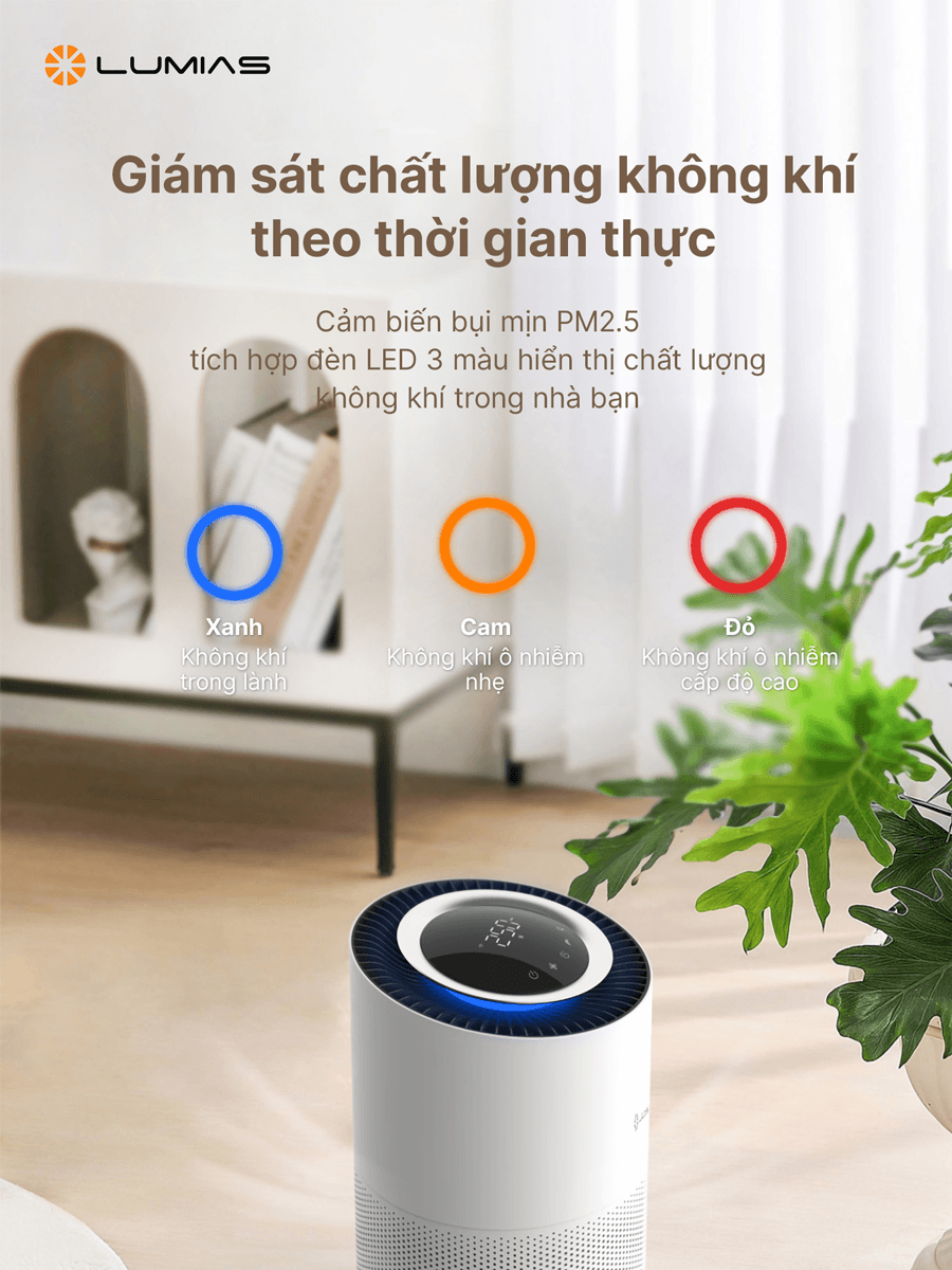 Máy Lọc Không Khí Lumias BULMA PRO 45W 6