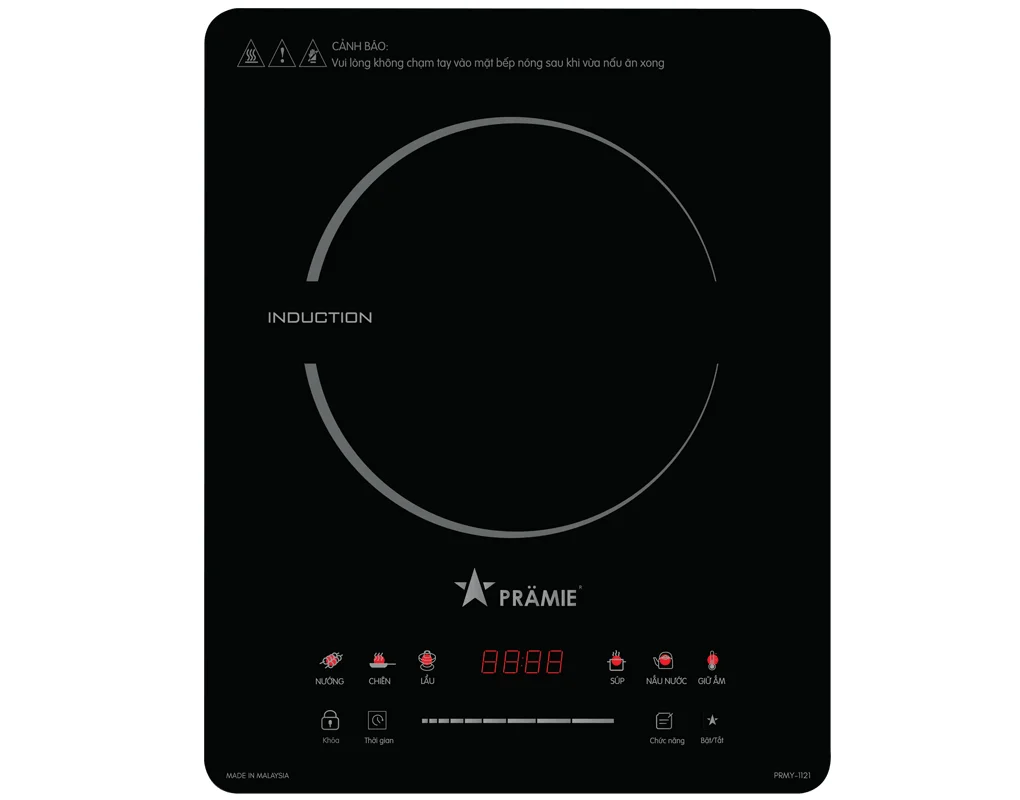 Bếp Điện Từ Đơn Pramie PRMY-1121 - Xuất Xứ Malaysia 0