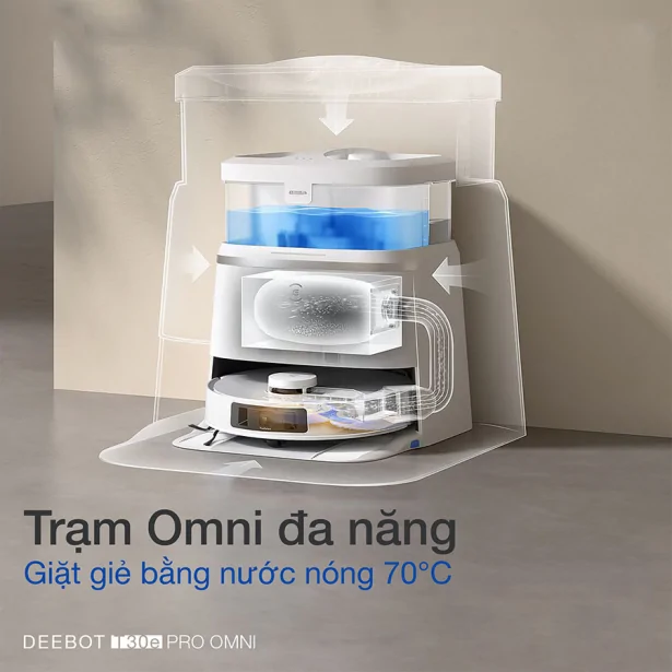 Ecovacs T30e Pro Omni Màu Trắng