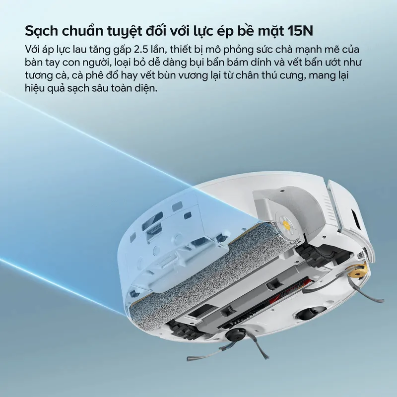 Robot Hút Bụi Roborock Curv 2 Flow Màu Trắng 22