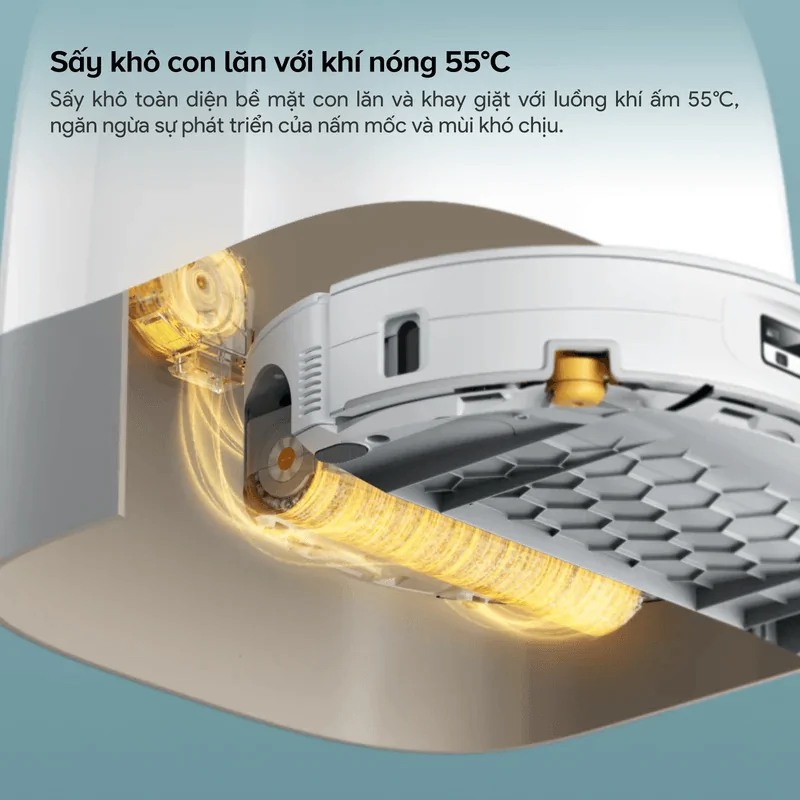 Robot Hút Bụi Roborock Curv 2 Flow Màu Trắng 27