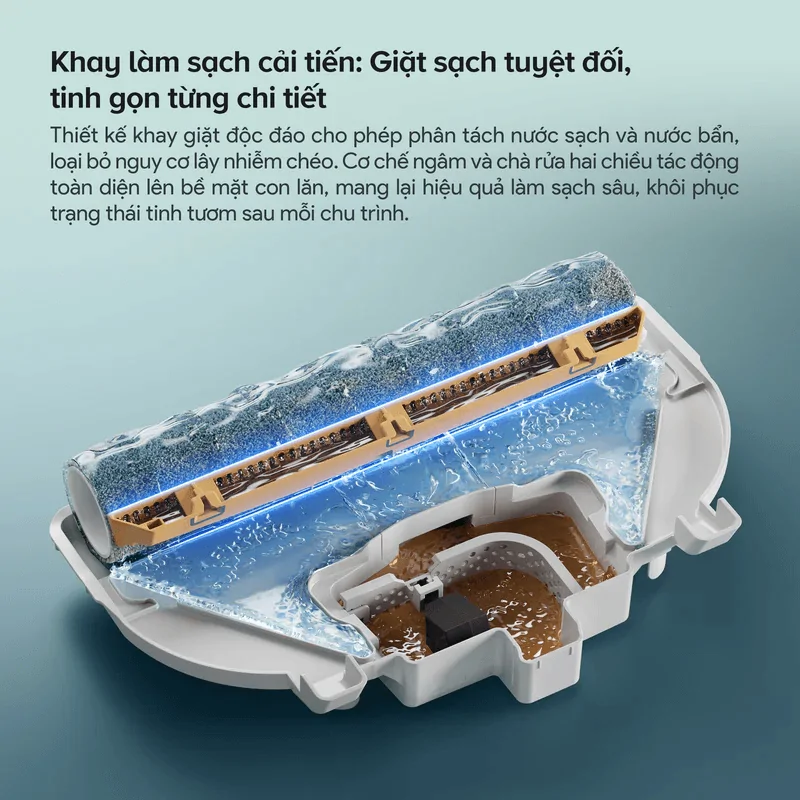 Robot Hút Bụi Roborock Curv 2 Flow Màu Trắng 29