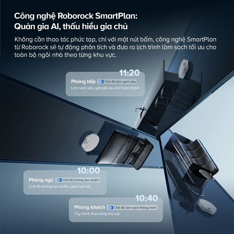 Robot Hút Bụi Roborock Curv 2 Pro Màu Trắng 15