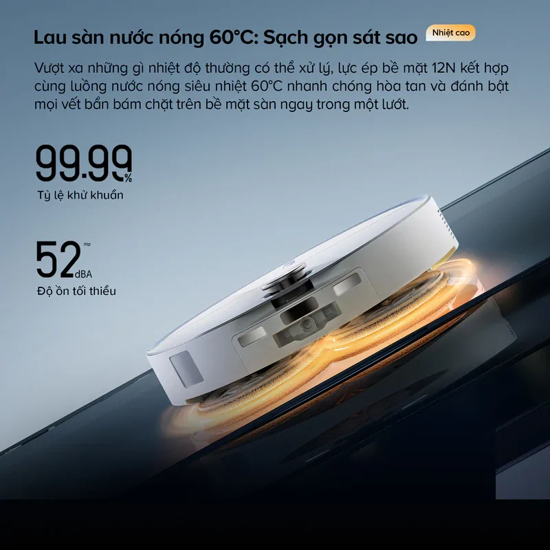 Robot Hút Bụi Roborock Curv 2 Pro Màu Trắng 3