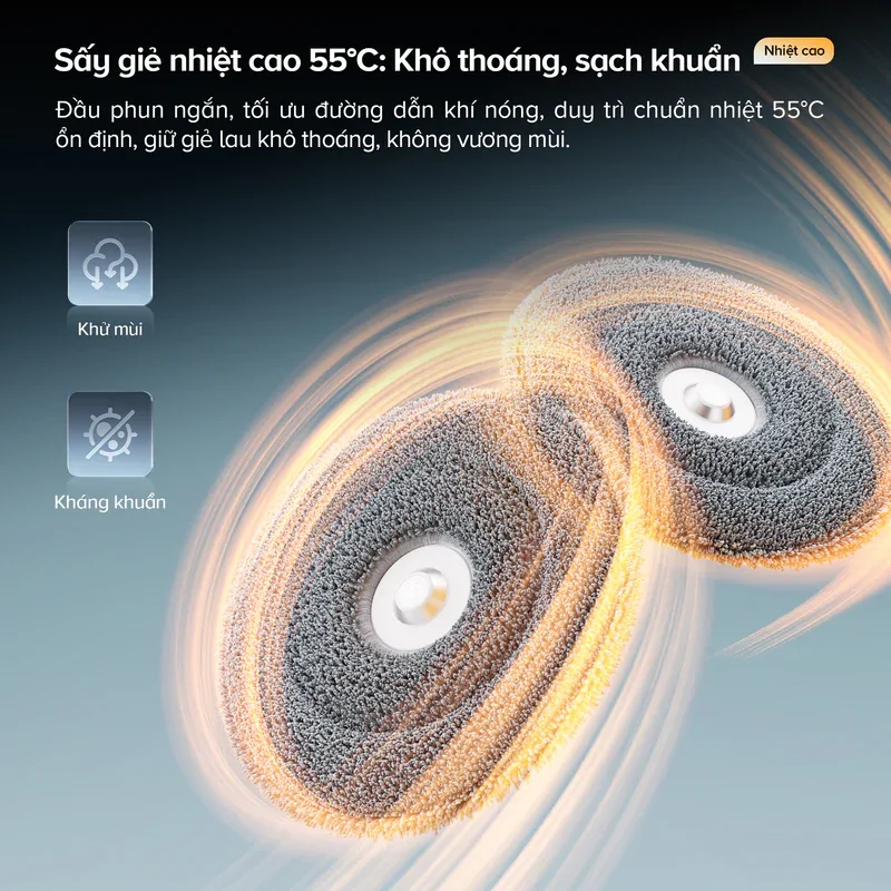 Robot Hút Bụi Roborock Curv 2 Pro Màu Trắng 5