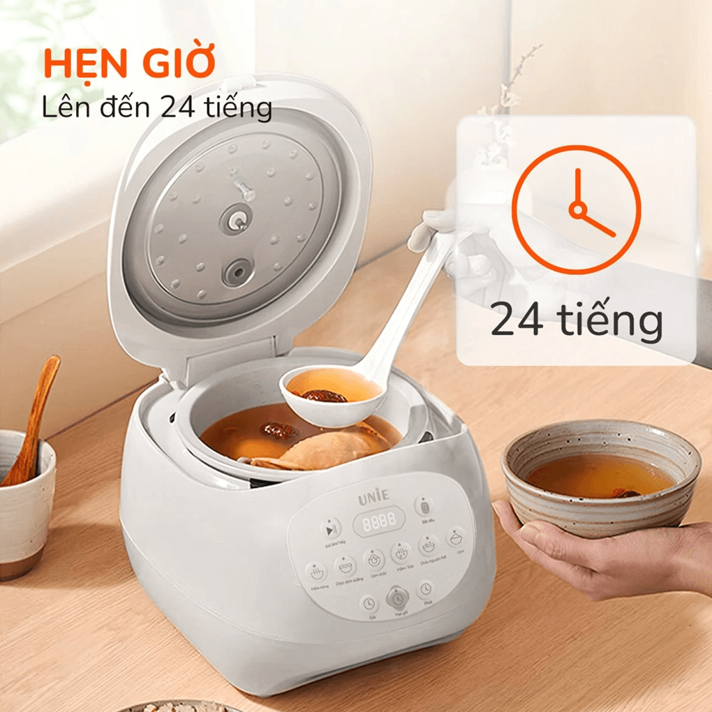 Nồi Cơm Điện Tử Unie URC815 1.5 Lít 7