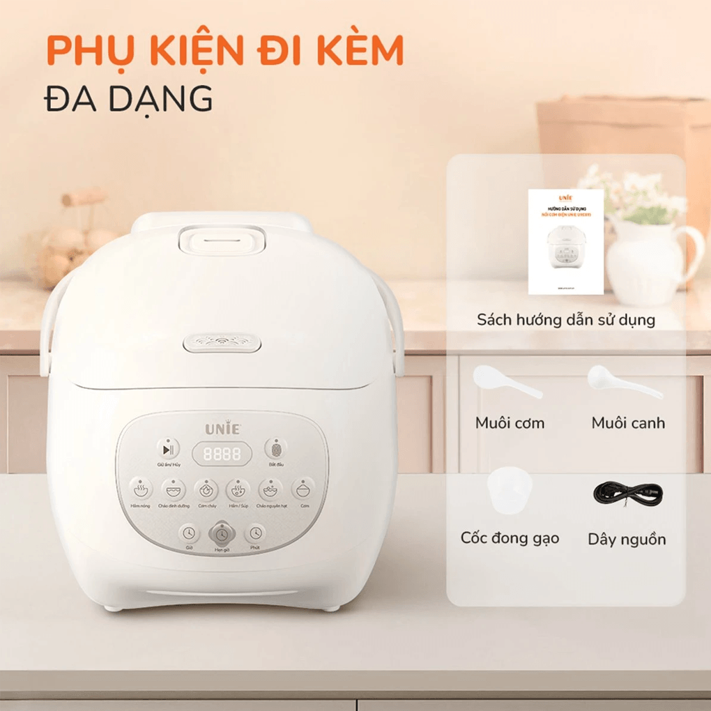 Nồi Cơm Điện Tử Unie URC815 1.5 Lít 8