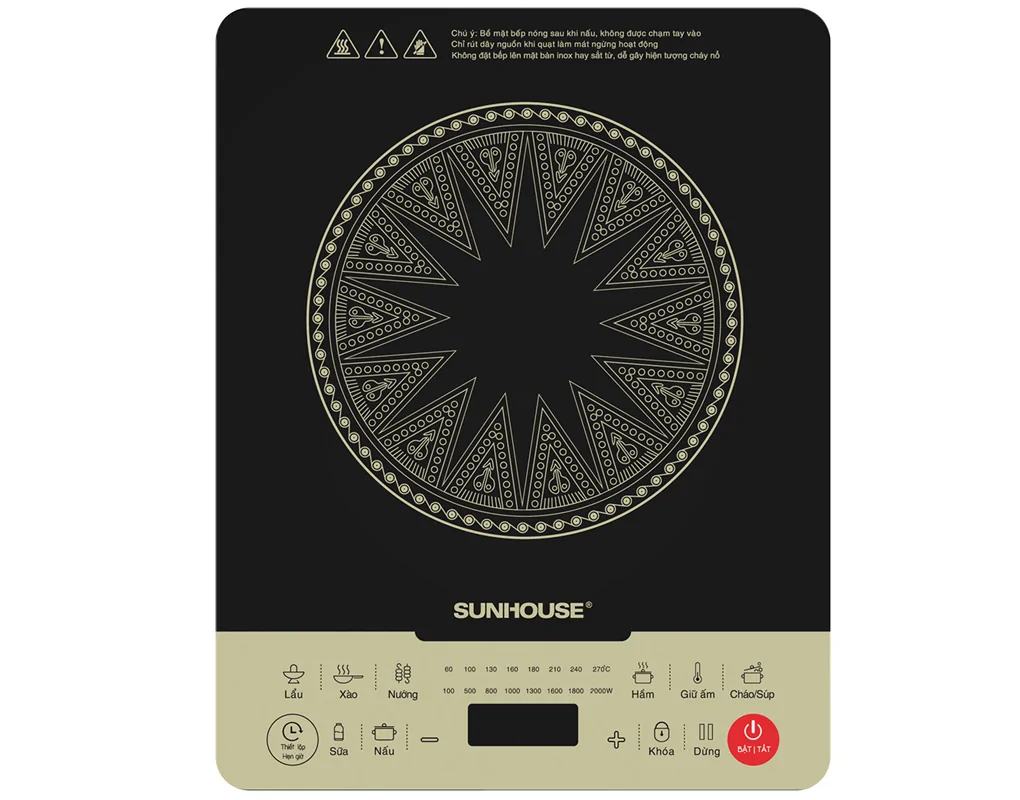 B&ecirc;́p Từ Đơn SHD6869 2000W (Tặng K&egrave;m Nồi)