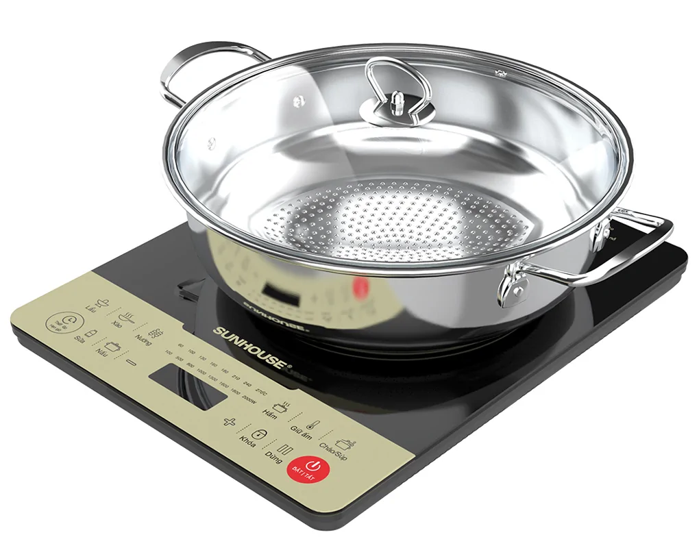 Bếp Từ Đơn Sunhouse SHD6869 2000W (Tặng Kèm Nồi) 5